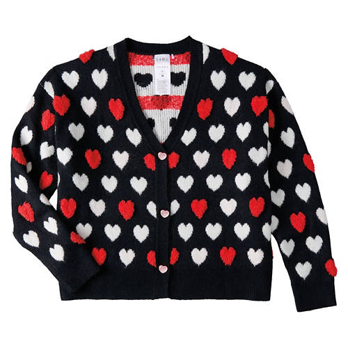 トップス heart dot reversible knit cardigan トップス heart dot reversible knit cardigan heart dot reversible